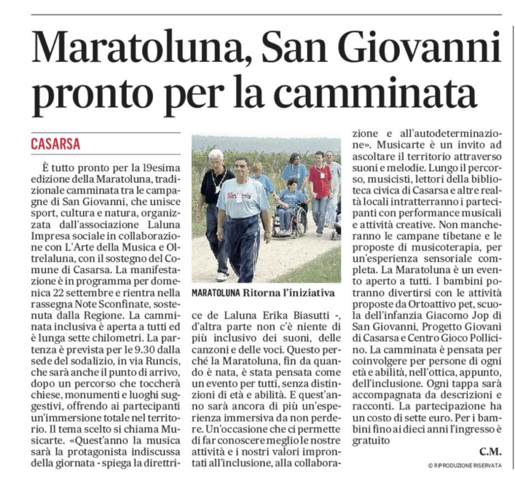 casarsa maratoluna gazz 20 sett 1024x972 - Rassegna Stampa Maratoluna 2024